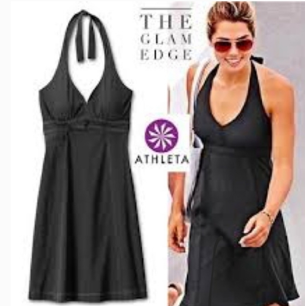 Athleta Pack Everywhere halter dress NWT